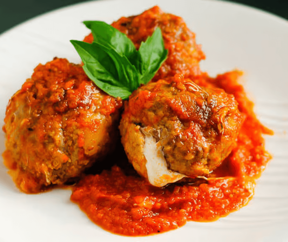 BOULETTES DE VIANDE À L'ITALIENNE À LA MIJOTEUSE
