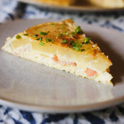 FRITTATA AUX POMMES DE TERRE ET AU BACON