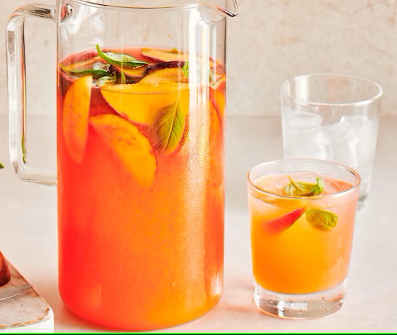 LIMONADE À LA PÊCHE