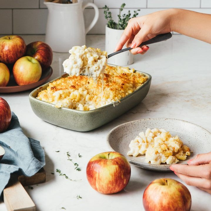 MACARONI AU FROMAGE & À LA POMME
