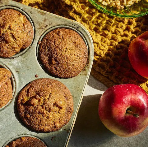 MUFFINS POMMES ÉRABLE ET NOIX