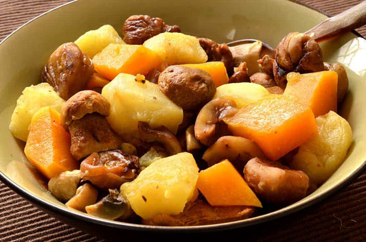 POÊLÉE AUTOMNALE POTIRONS ET CHAMPIGNONS