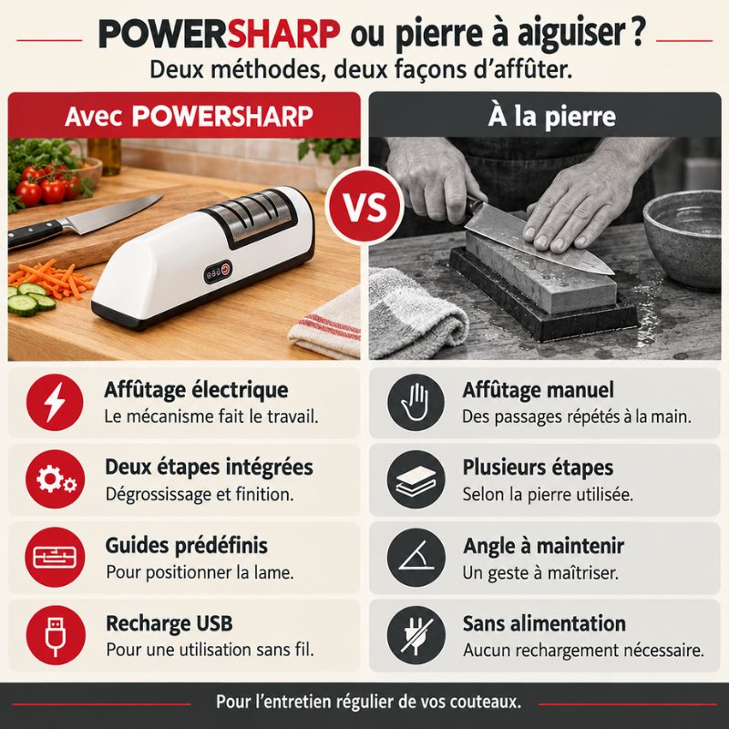 AIGUISEUR COUTEAU ELECTRIQUE | POWERSHARP