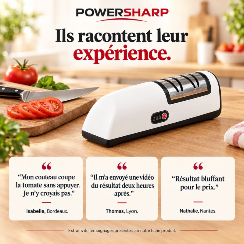 AIGUISEUR COUTEAU ELECTRIQUE | POWERSHARP