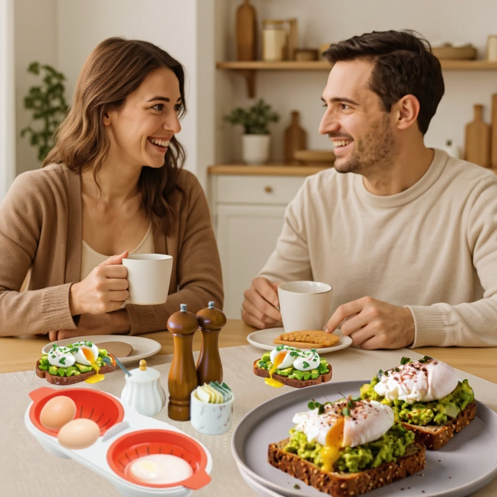 COOKEGGS - CUISEUR A OEUF MICRO ONDE