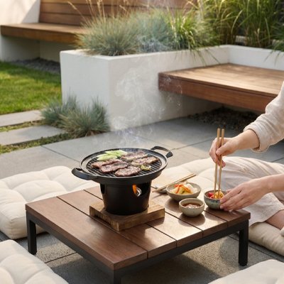Barbecue-japonais-peu-encombrant 