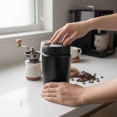 Boite a cafe​ discret