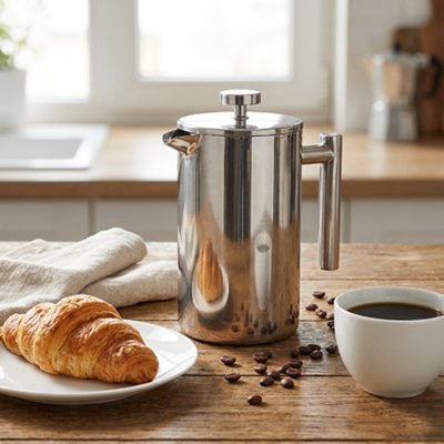 Cafetière à piston inox