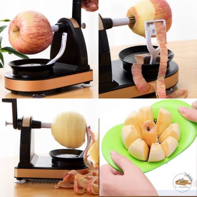 Éplucheur de fruits rotatif à manivelle à manivette De pomme Machine à  peler les légumes en acier inoxydable Outil de cuisine domestique Gadget de  cuisine
