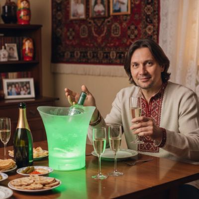 SCEAU À GLACE LUMINEUX | ICEGLOW À LED