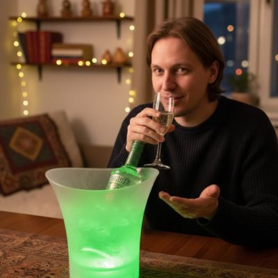 SCEAU À GLACE LUMINEUX | ICEGLOW À LED