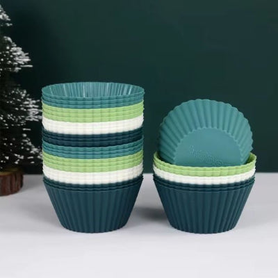 Moule à muffin verts