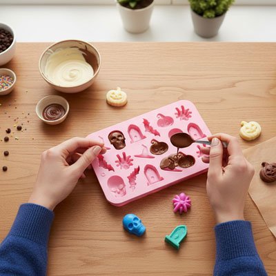 Moule En Silicone Pour Résine/chocolat - Forme élan/renne Debout (environ 25x15 Cm) - Décoration Noël - 3