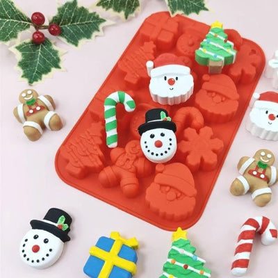 Moules-en-silicone-rouge-noel 