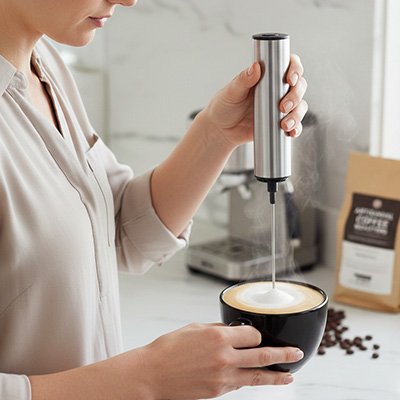 Mousseur a lait cappucino