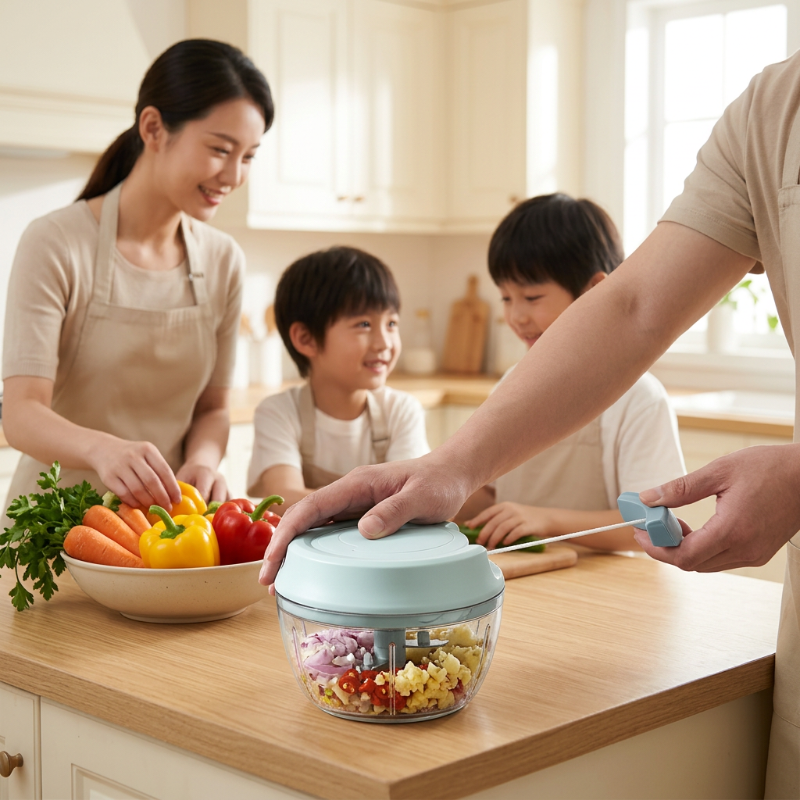 preparation-du-repas-en-famille-avec-le-hachoir-oignons-dans-une-cuisine-lumineuse