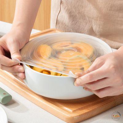 Couvercle-silicone-extensible-rond