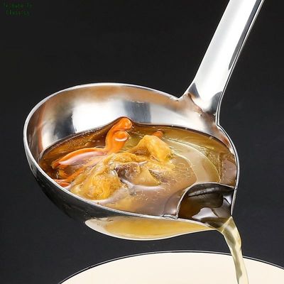 Cuillère Écumoire D'huile De Cuisine En Acier Inoxydable, Louche À Soupe 1  Pièce, Mode en ligne